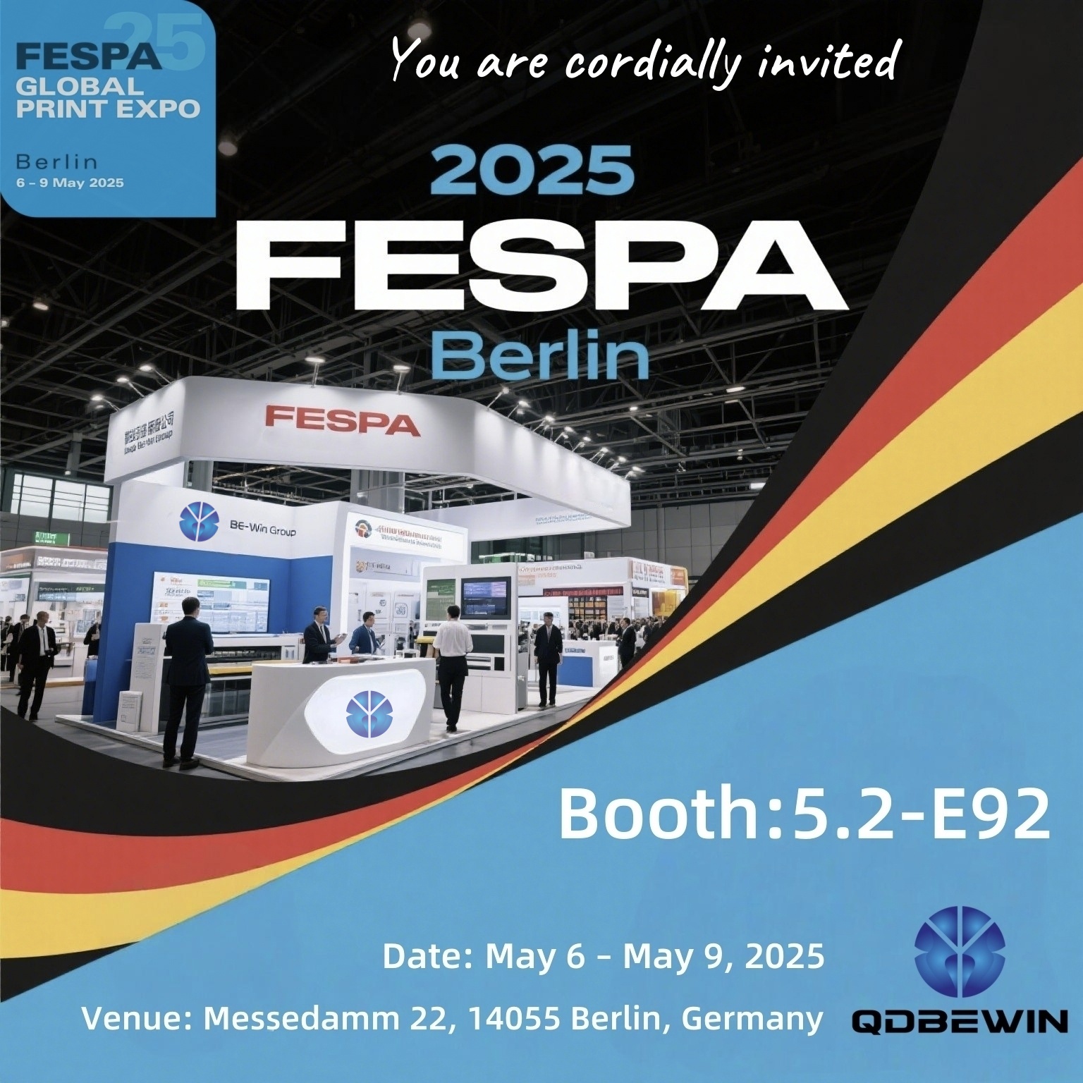 Qingdao Win Win, aby zaprezentować w Fespa 2025 Berlin-stoisko 5.2-e92